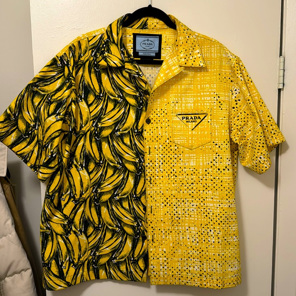 Prada Double Match poplin shirt
